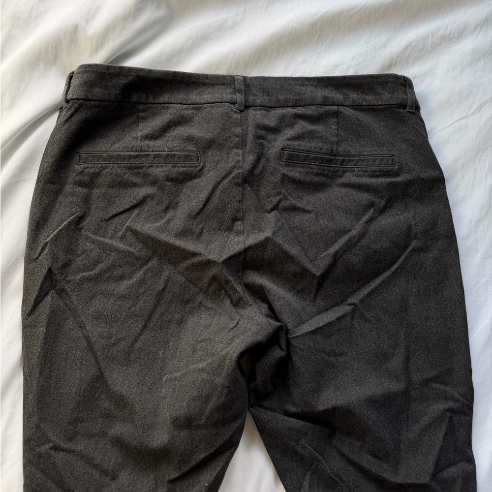 Gray Slim Fit Trousers - Picture 8 of 8